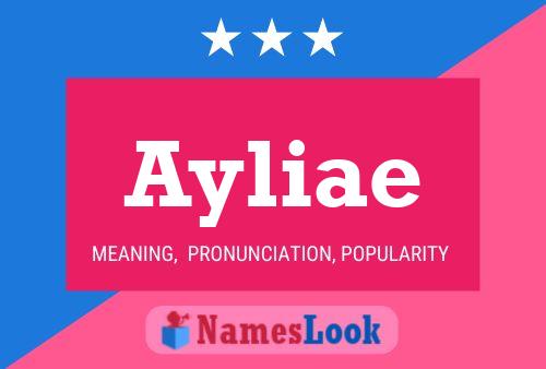 Ayliae Name Poster