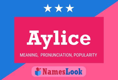 Aylice Name Poster