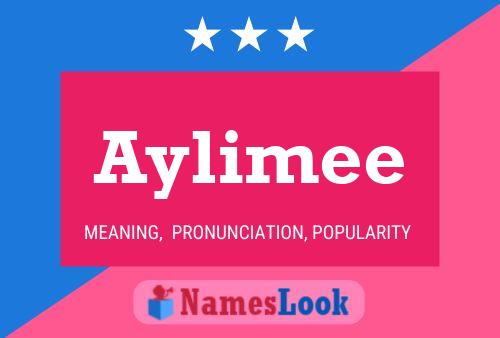 Aylimee Name Poster