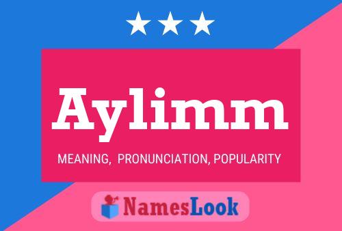 Aylimm Name Poster