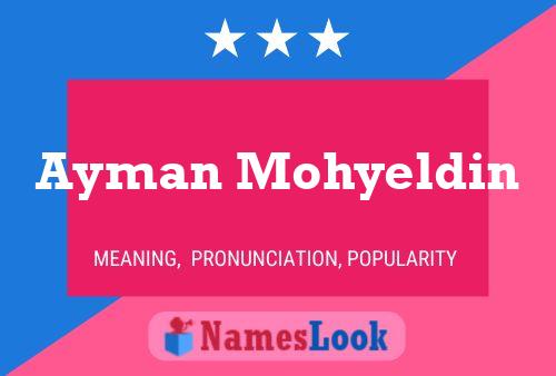 Ayman Mohyeldin Name Poster