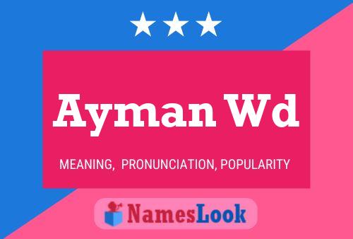 Ayman Wd Name Poster