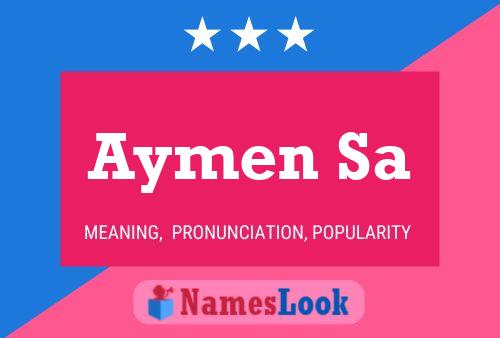 Aymen Sa Name Poster