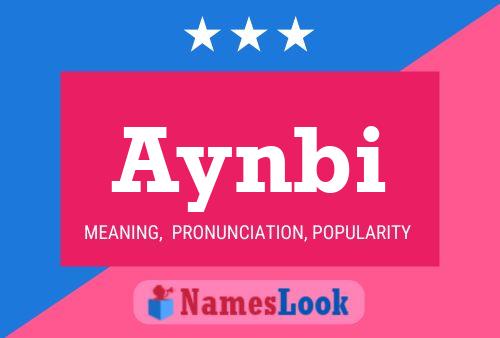 Aynbi Name Poster