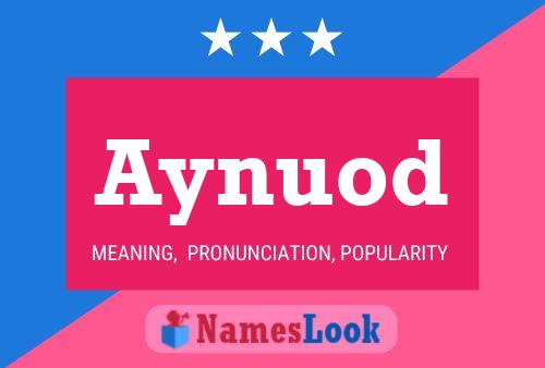 Aynuod Name Poster