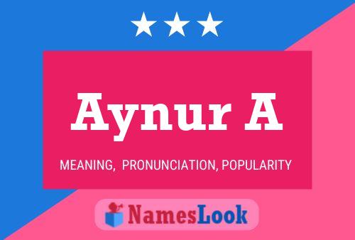 Aynur A Name Poster