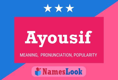 Ayousif Name Poster