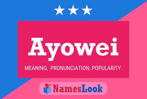 Ayowei Name Poster