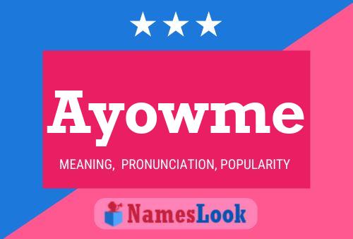 Ayowme Name Poster