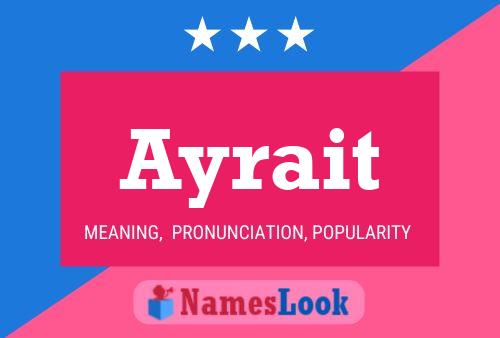 Ayrait Name Poster