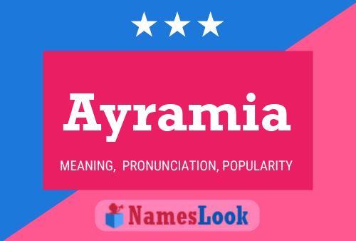 Ayramia Name Poster