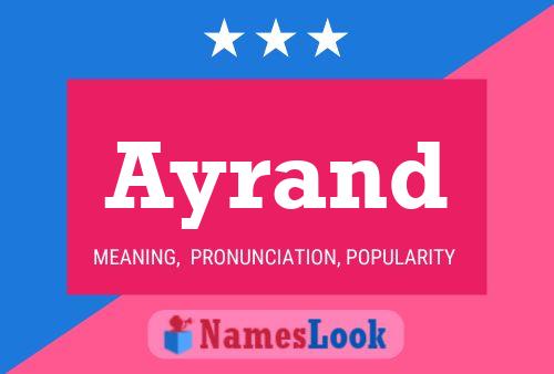 Ayrand Name Poster