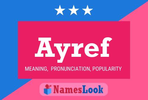 Ayref Name Poster