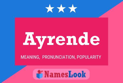 Ayrende Name Poster