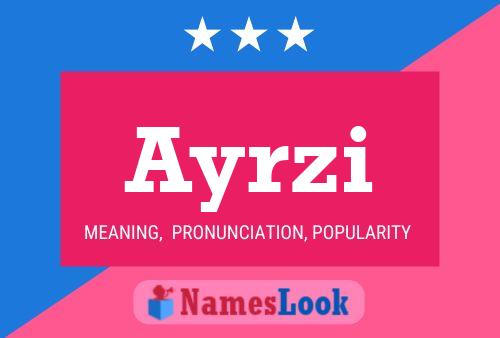 Ayrzi Name Poster