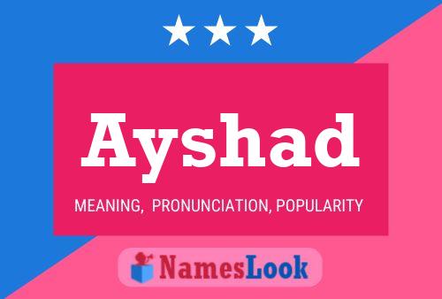 Ayshad Name Poster