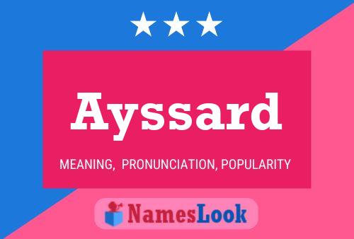 Ayssard Name Poster