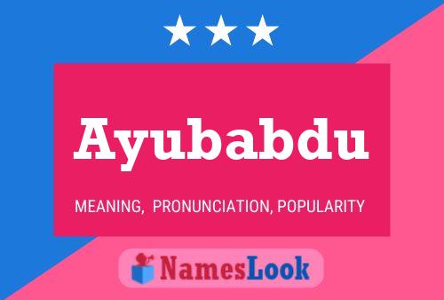 Ayubabdu Name Poster