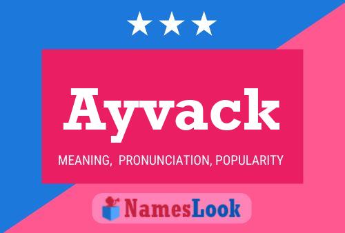 Ayvack Name Poster