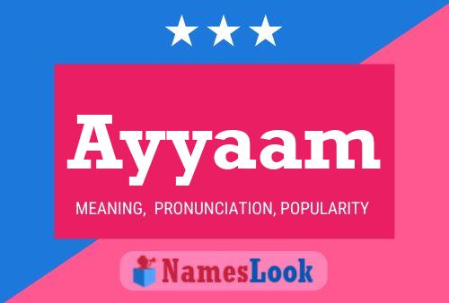 Ayyaam Name Poster