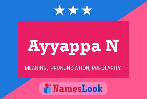 Ayyappa N Name Poster