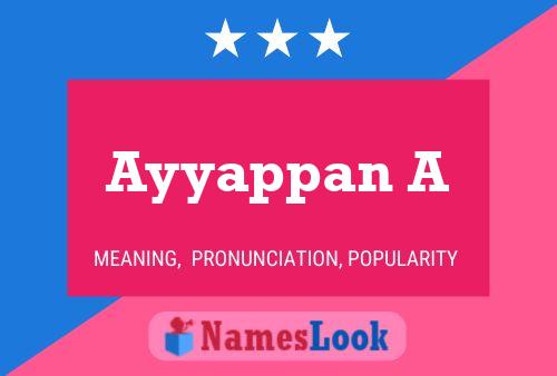 Ayyappan A Name Poster