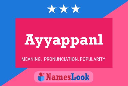 Ayyappanl Name Poster