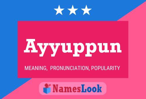 Ayyuppun Name Poster