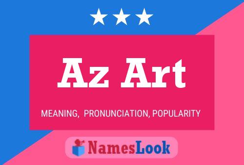 Az Art Name Poster