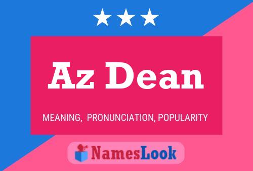 Az Dean Name Poster