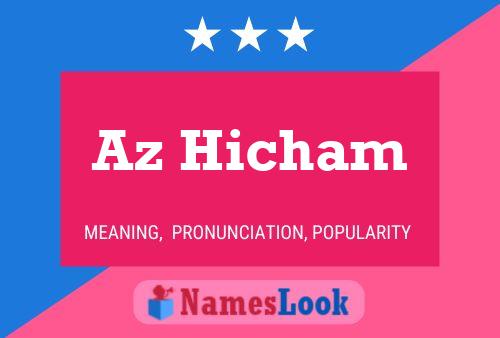 Az Hicham Name Poster