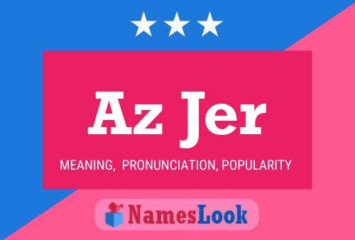 Az Jer Name Poster