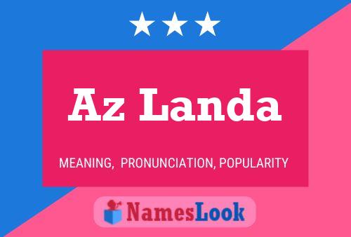 Az Landa Name Poster