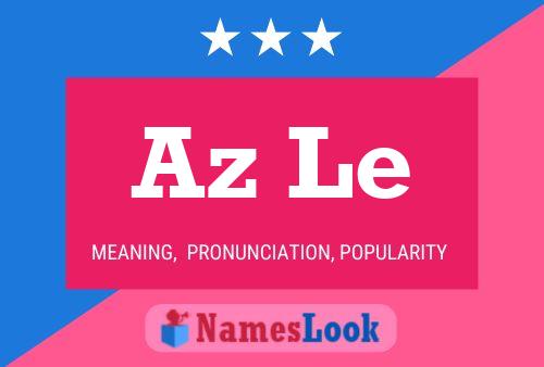 Az Le Name Poster