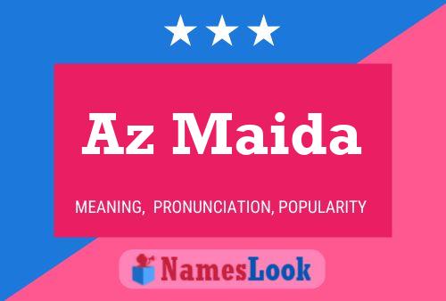 Az Maida Name Poster