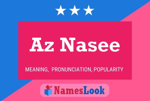 Az Nasee Name Poster