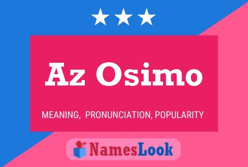 Az Osimo Name Poster