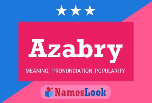 Azabry Name Poster