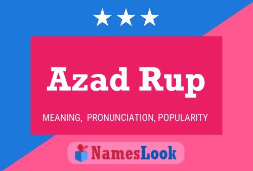 Azad Rup Name Poster