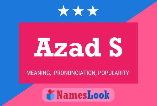 Azad S Name Poster