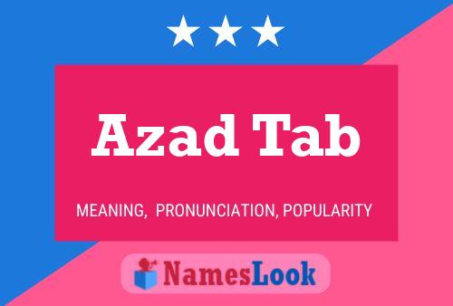 Azad Tab Name Poster