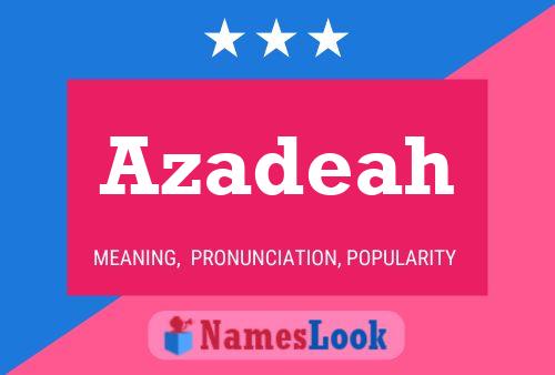 Azadeah Name Poster