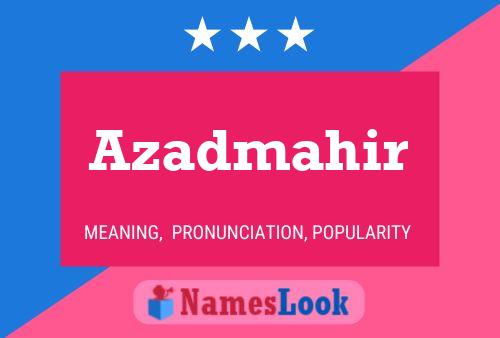 Azadmahir Name Poster