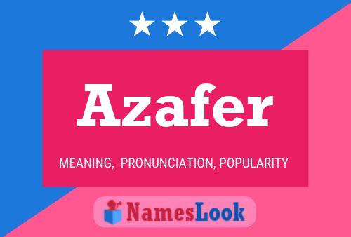 Azafer Name Poster