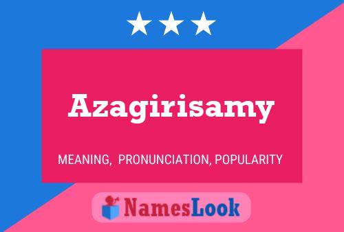 Azagirisamy Name Poster