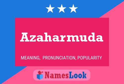 Azaharmuda Name Poster