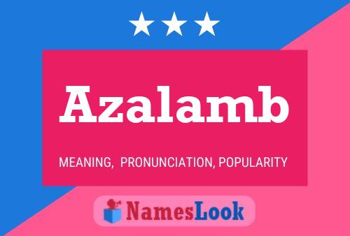 Azalamb Name Poster