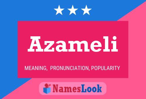 Azameli Name Poster