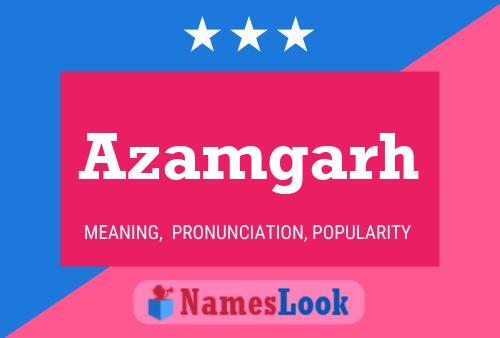 Azamgarh Name Poster