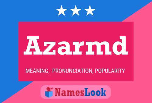 Azarmd Name Poster